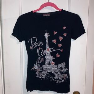 Paris l amour Tee Shirt